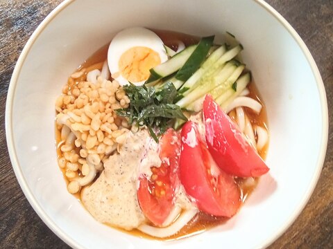 今日も簡単！！冷やしサラダうどん